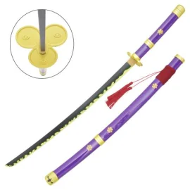 Katana en bambou - Inspiré du katana Enma de Roronoa Zoro 