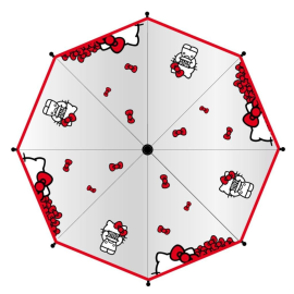 HELLO KITTY - Parapluie - 60 cm 
