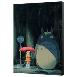 Poster Mon voisin Totoro tableau en bois Totoro 35 x 50 cm 