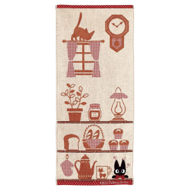 Kiki la petite sorcière serviette de toilette Jiji Etagère 34 x 80 cm 
