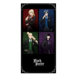 Black Butler: Public School Arc serviette de bain The Prefect Four / P4 150 x 75 cm 