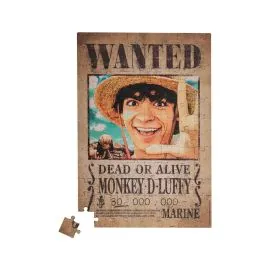 One Piece Magnetic Puzzle Wanted Luffy 