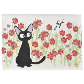 KIKI LA PETITE SORCIERE - Jiji Fleurs Rouges -Dessous de Table 34x48cm 