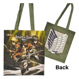 Attack on Titan sac shopping Eren, Mikasa & Armin 