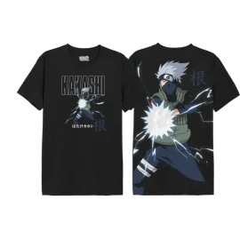 NARUTO SHIPPUDEN - Kakashi - T-Shirt Oversize Homme 