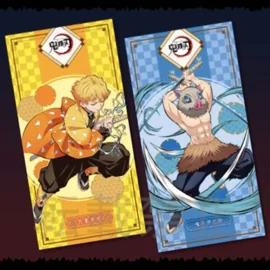 SERVIETTES DE DOUCHE Zenitsu & Inosuke (DEMON SLAYER) 