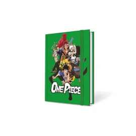 One Piece Straw Hat Crew Green A5 Notebook 