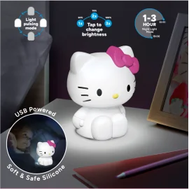 HELLO KITTY - Lampe en Silicone Rechargeable 18cm 