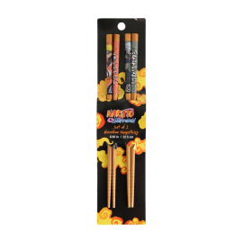 NARUTO SHIPPUDEN - Naruto & Kakashi - Set 2 Paires de baguettes 22.5cm 