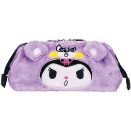 SANRIO - Kuromi - Trousse Fourrure 