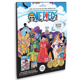 One Piece - Monnaie De Paris Medaille Album Collector + 2 mini médailles 