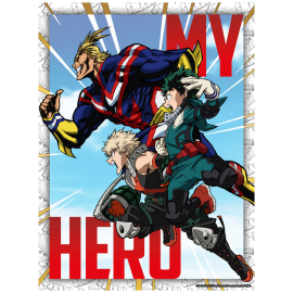 My Hero Academia - Golden Poster All Might Deku Bakugo 