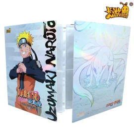 NARUTO - KAYOU MINI CLASSEUR OFFICIEL 20 PAGES + CARTE KAKASHI PR001 
