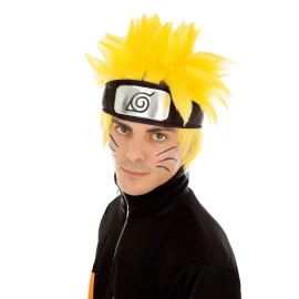 PERRUQUE NARUTO SHIPPUDEN JAUNE 