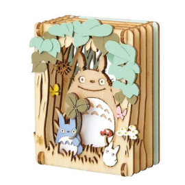 Puzzle MON VOISIN TOTORO - Totoro - Théâtre de papier Style Bois 