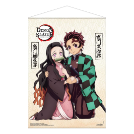 Poster Demon Slayer: Kimetsu no Yaiba - wallscroll Tanjiro & Nezuko Kamado 50 x 70 cm 