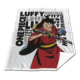 ONE PIECE - Couverture Sherpa 130x170cm - Luffy 