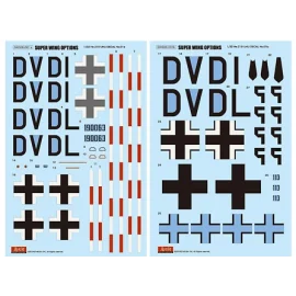 Décal HE 219 A-0 UHU - MARKING SET 1 1/32HB-VOLKSWS06-D01 