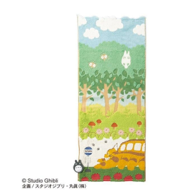 MON VOISIN TOTORO - Chatbus en chemin - Serviette 34x80cm 