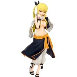 Figurine Fairy Tail Pop Up Parade Lucy Heartfilia Natsu Costume Ver. L Size 22 cm 