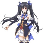 personnage anime - Noire (Hyperdimension Neptunia)