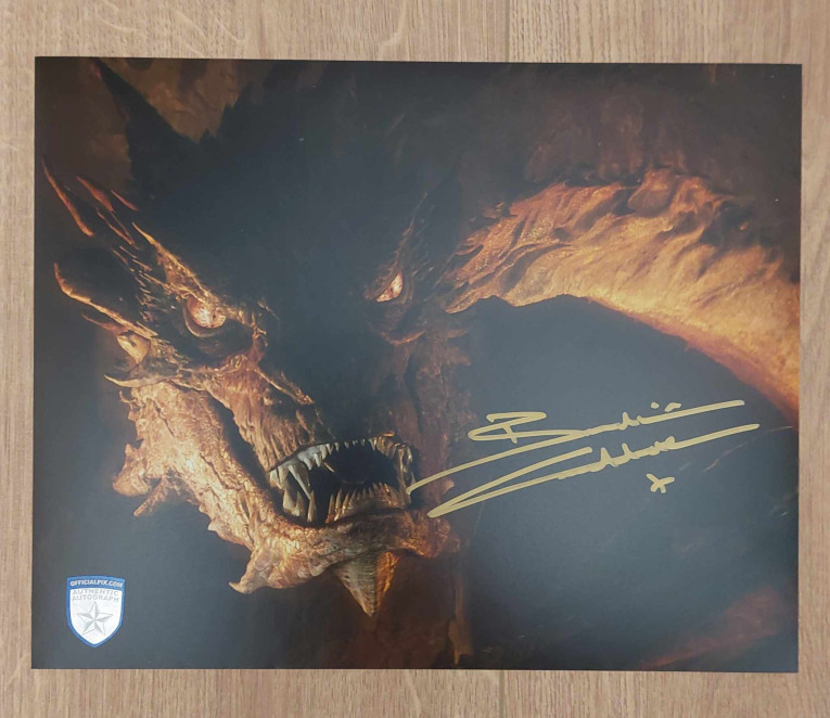 Autographe de Benedict Cumberbatch - The Hobbit