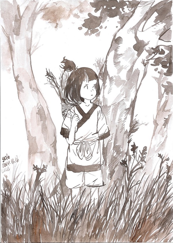 Golo Zhao - Dessin au pinceau