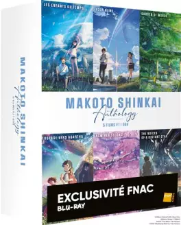 Anime - Makoto Shinkai Anthology - Coffret 5 Films et 1 OAV Exclusivité Fnac Blu-ray