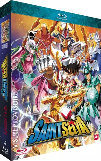 vidéo manga - Saint Seiya - Les Chevaliers du Zodiaque - Blu-Ray Vol.1
