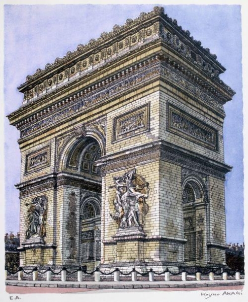 Exposition Akagi Cent vues de Paris au Chateau de Villandry - Actualités | Manga News 2016