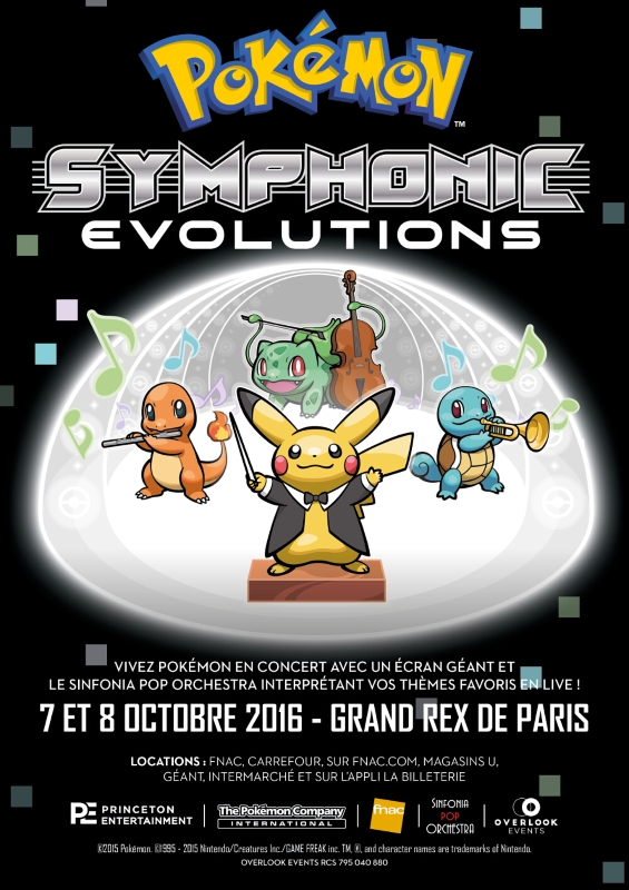 Le concert Pokemon: Symphonic Evolutions a Paris en octobre - Actualités | Manga News 2016