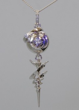 Final Fantasy XIII - Pendentif Argent Serah