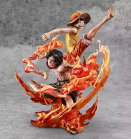 Monkey D. Luffy & Portgas D. Ace - Portrait Of Pirates Maximum Ver. Bond Between Brothers 20th Limited - Megahouse