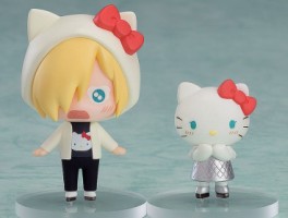 Yuri!!! On Ice x Sanrio Characters - Yûri x Hello Kitty B - Orange Rouge