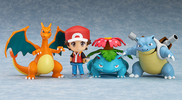 Manga - Manhwa - Red, Florizarre, Dracaufeu & Tortank - Nendoroid Ver. Champion