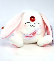 Tsubasa Chronicle - Peluche Mokona Blanc - Pull String Vibrating Ver. B - SEGA