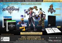 Jeu Video - Kingdom Hearts III - Edition Deluxe + Bring Arts Figures