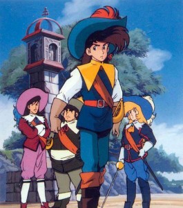 Sous signe des mousquetaires anime visual 1