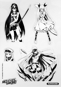 Op ete 20017 kurokawa stickers red eyes sword 4