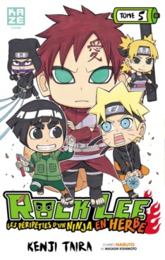 Mangas - Rock Lee - Les péripeties d'un ninja en herbe Vol.5
